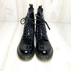 Dr. Martens 1460 Black Patent Leather Boots 10 NIB